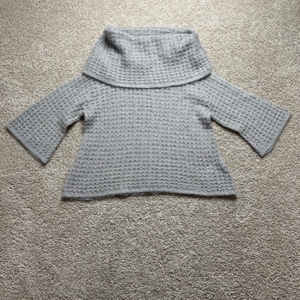 Robert Rodriguez Mohair Wool-Blend Cowl Neck Sweater